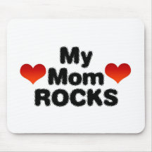 My Mom Rocks Mouse Pad