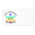 My Mommy Is A Paramedic Personalised Shipping Label