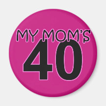 My Mom's 40 Magnets