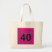 My Mom's 40 Tote Bag