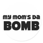 My Mom's Da Bomb Stickers