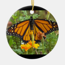 My Monarch Butterfly-circle ornament