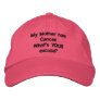 My Mother has Cancer.What's YOUR excuse? Embroidered Baseball Caps