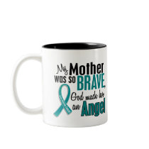 My Mother Is An Angel 1 Ovarian Cancer Coffee Mug