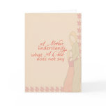My Mother, My Best Friend TBA 4-22-09 Card