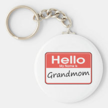 My Name is Grandmom Keychain