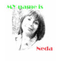 my name is neda t-shirts