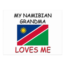 My Namibian Grandma Loves Me Postcard
