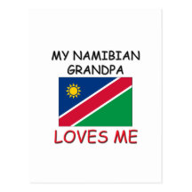 My Namibian Grandpa Loves Me Post Card