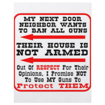My Neighbour Wants To Ban All Guns