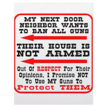 My Neighbour Wants To Ban All Guns