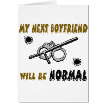 My Next Boyfriend will be Normal-sheriff Cards