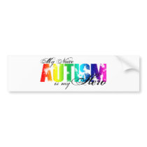 My Niece My Hero - Autism Bumper Stickers