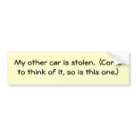 my-other-car-02 bumper sticker