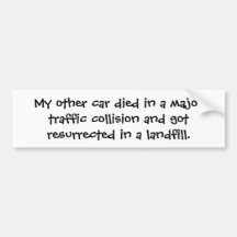 my-other-car-24 bumper sticker