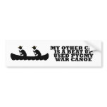 My other car - Bumper sticker bumper stickers