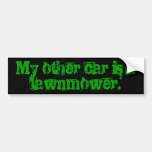 My other car bumper stickers