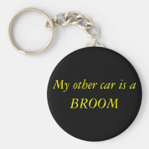 My other car is a , BROOM Keychain