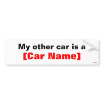 My other car is a...