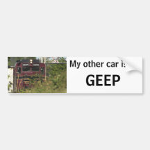 My Other Car Is A GEEP Bumper Sticker