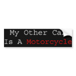 My Other Car Is A Motorcycle