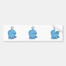 my pet cyclops monster blue bumper stickers