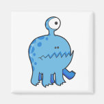 my pet cyclops monster blue refrigerator magnet
