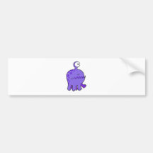 my pet cyclops monster purple bumper stickers