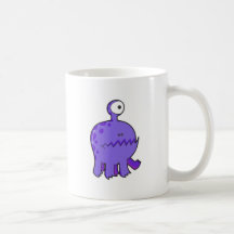 my pet cyclops monster purple mug