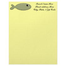 My Pet Fish Letterhead Design