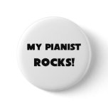 MY Pianist ROCKS! Pinback Button