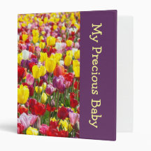 My Precious Baby photo binders Spring Tulip Flower