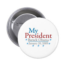 My President (Barack Obama) Pin