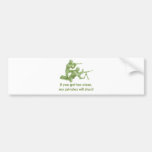 MY PRIVATES WILL SHOOT BUMPER STICKER