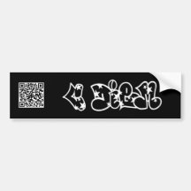 My QR Code Kaywa Dan Bizet Bannière C DieM Bumper Sticker