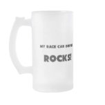 MY Race Car Driver ROCKS! mugs