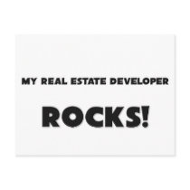 MY Real Estate Developer ROCKS! Post Card