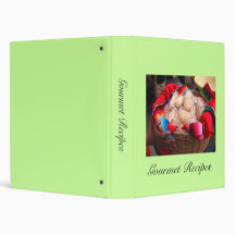 My Recipe Book Vinyl Binder