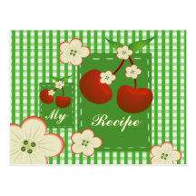 My Recipe Cherry Patch Post Card