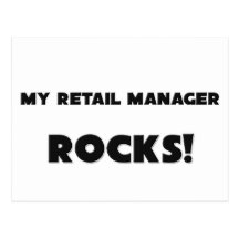 MY Retail Manager ROCKS! Postcard