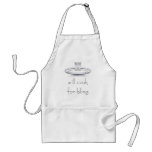 my ring, will cook for bling apron