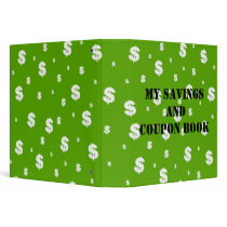 My Savings and Coupon Book Binder