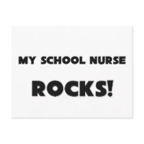 MY School Nurse ROCKS! Postcards