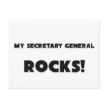 MY Secretary General ROCKS! Post Card