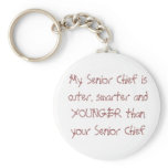My Senior Chief is cuter, smarter and YOUNGER t... Key Chain