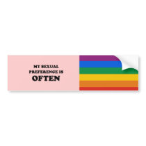 My sexual preference is often