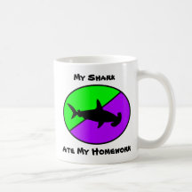 My Shark Ate My Homework! Mug