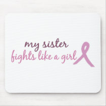 My sister fights like a girl 2008 mouse mat