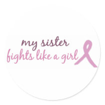 My sister fights like a girl 2008 stickers