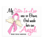 My Sister-In-Law Is An Angel 2 Breast Cancer Postcards